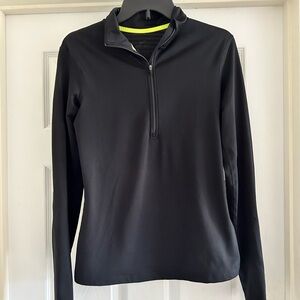 Black Nike Dri-Fit Half/Quarter Zip Running/Workout Top